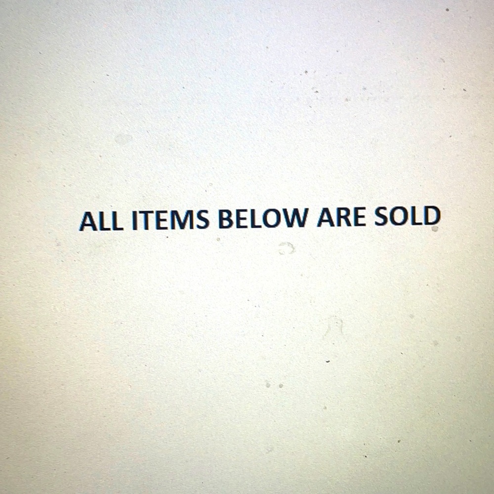 Sold below